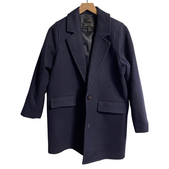 J. Crew Melton Boyfriend Coat - Picture 5 of 8